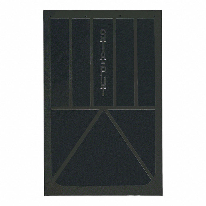 Mud Flaps Black Rubber 36 L x 24 W PR