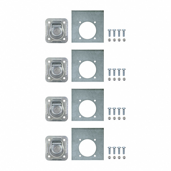 TIE DOWN KIT 801A WLL 2 000 LB 4PK