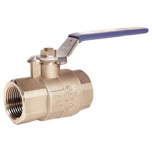 Manual 2-Way Ball Valve NPT Brass