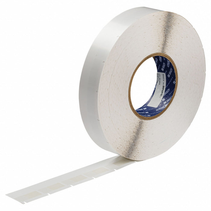 Wraparound Label White Vinyl 1/2 in W