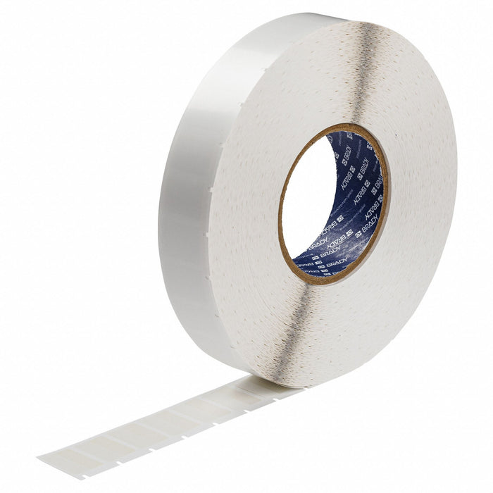 Wraparound Label White Vinyl 1 in W