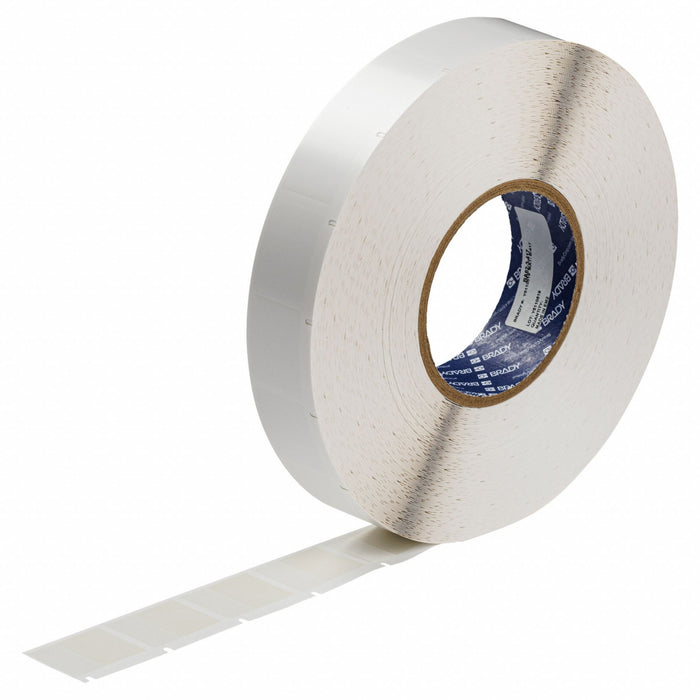Wraparound Label White Vinyl 1 in W