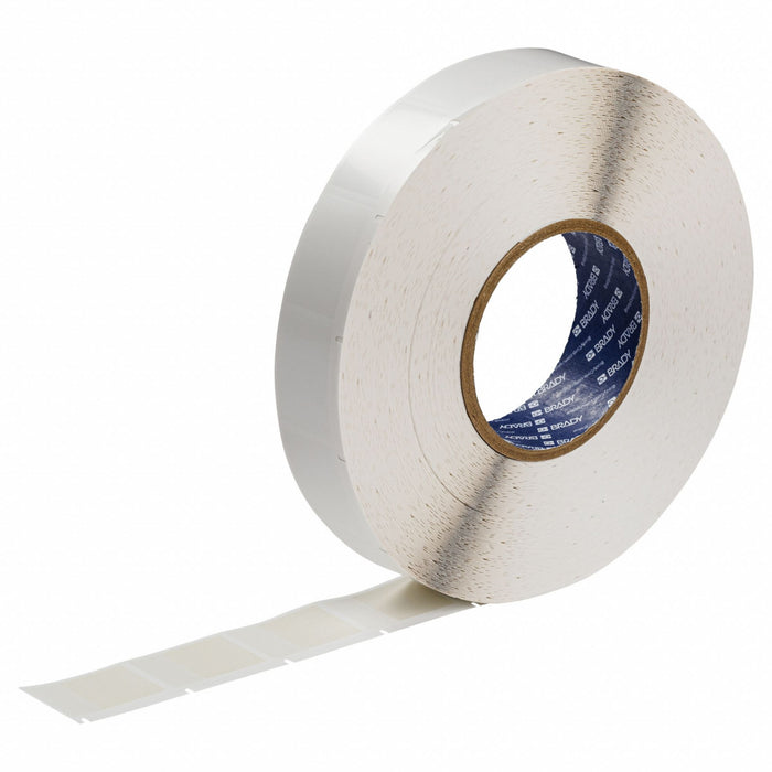 Wraparound Label White Vinyl 1 in W