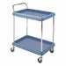 Utility Cart 400 lb Cap. Plstc 2 Shlvs