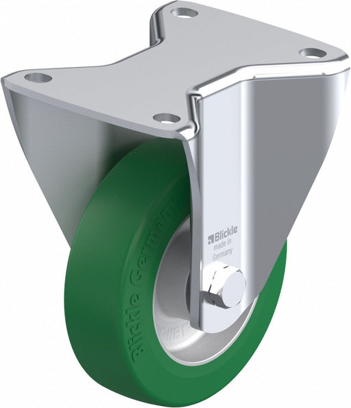 Plate Caster Rigid Polyurethane 6 1/2 H