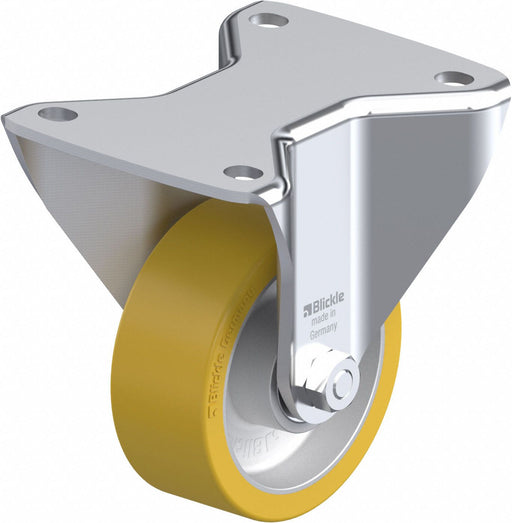 Plate Caster Rigid Polyurethane 5 1/2 H
