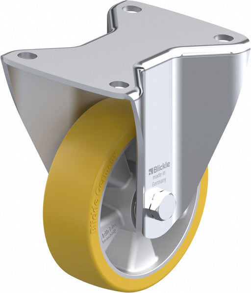 Plate Caster Rigid Polyurethane 6 1/2 H