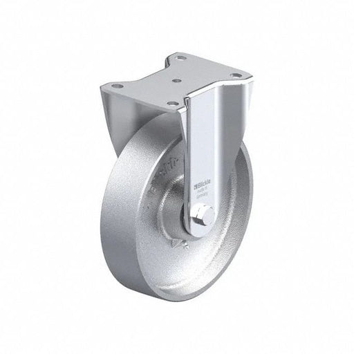 Plate Caster Rigid Metal 9 5/8 H