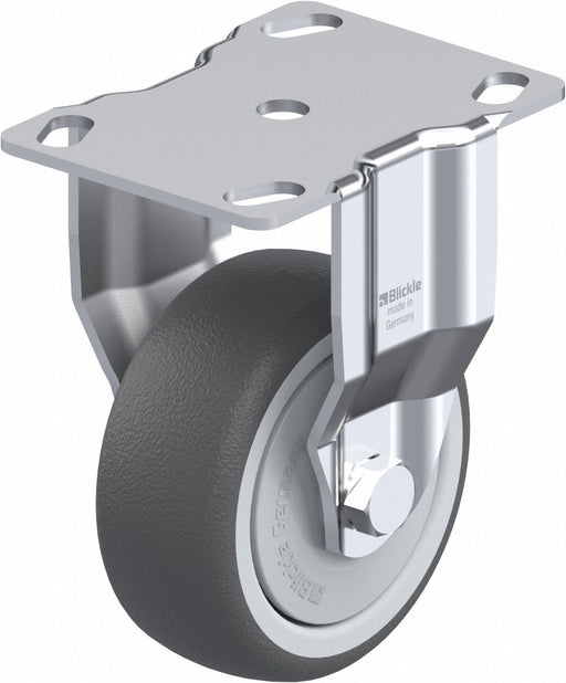 Plate Caster Rigid Polyurethane 4 3/8 H
