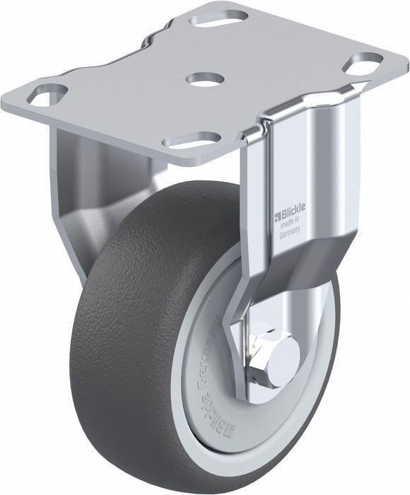 Plate Caster Rigid Polyurethane 4 3/8 H