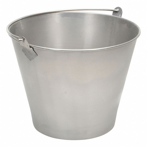Bucket Stainless Steel Silver Open Head