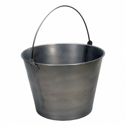Bucket Stainless Steel Silver Open Head