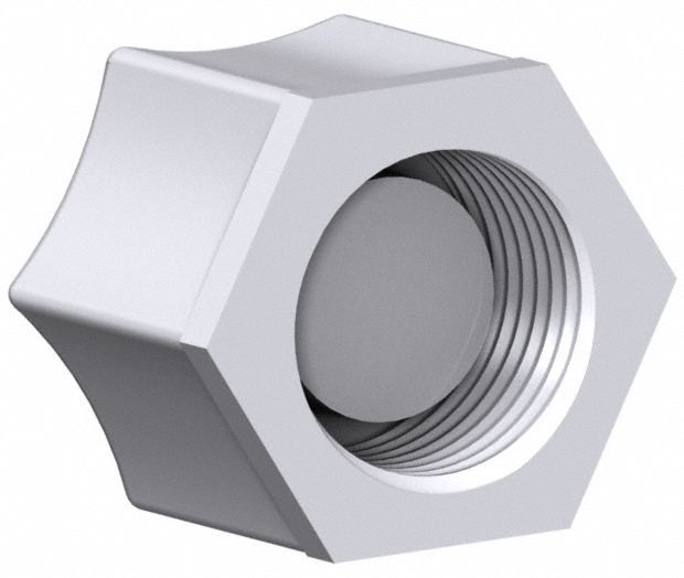 Compression Nuts 5/8 L White 50 psi PK5