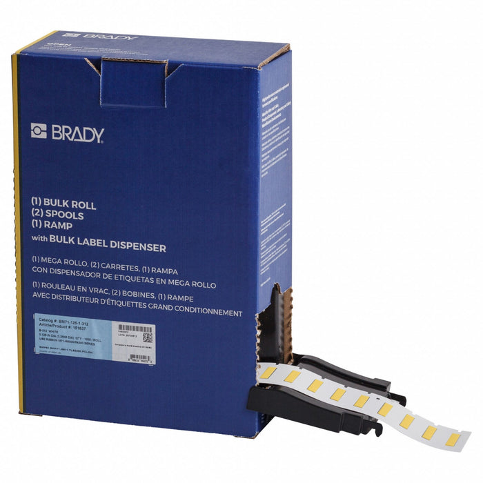Sleeve Label Yellow Polyolefin 1 in W