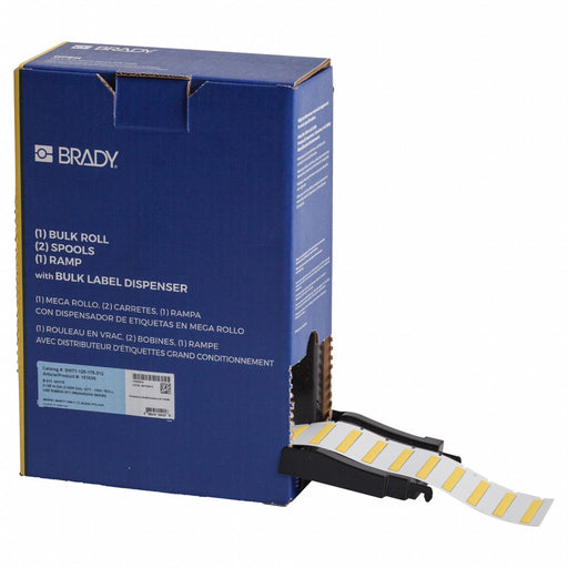 SleeveLabel Yellow Polyolefin 1-3/4inW