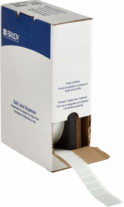 Pre-Cut Label Stock Roll Gray Matte