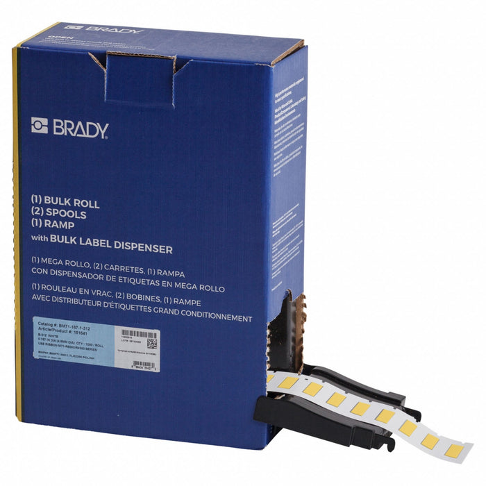 Sleeve Label Yellow Polyolefin 1 in W
