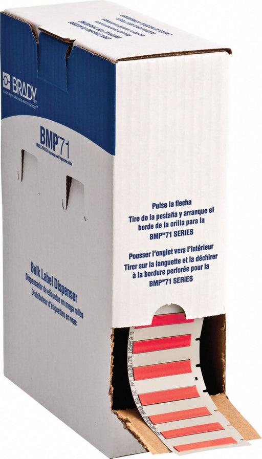 SleeveLabel Red Polyolefin 1-3/4inW