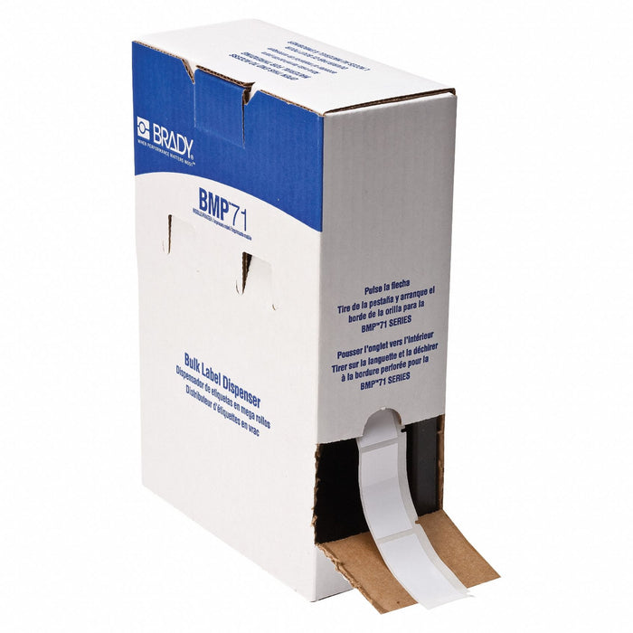 Pre-Cut Label Stock Roll White Gloss