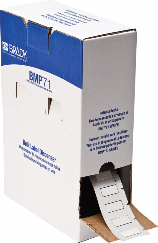 Sleeve Label White Polyolefin 1 in W