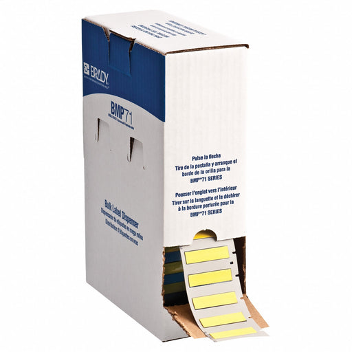 SleeveLabel Yellow Polyolefin 1-3/4inW