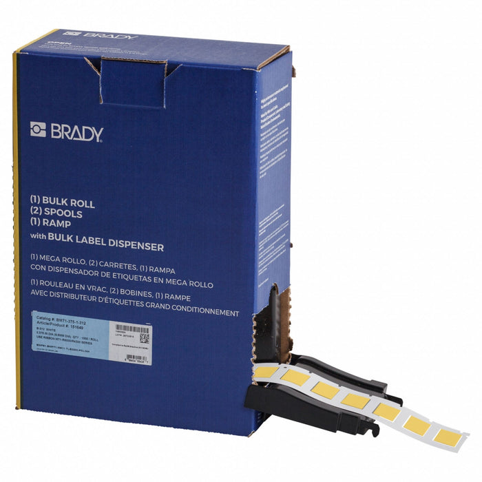 Sleeve Label Yellow Polyolefin 1 in W