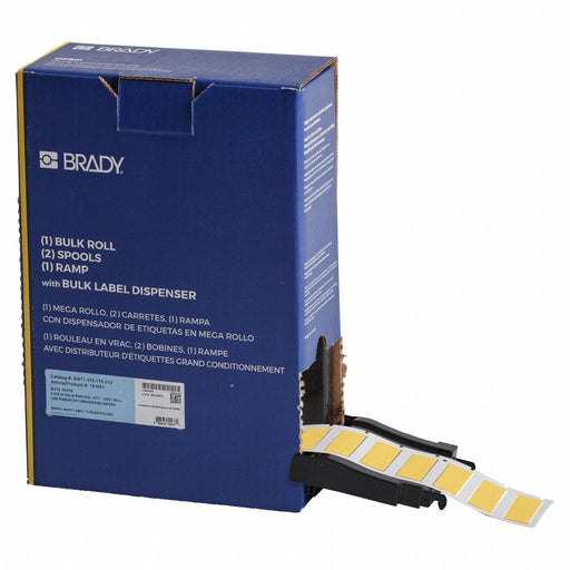 SleeveLabel Yellow Polyolefin 1-3/4inW