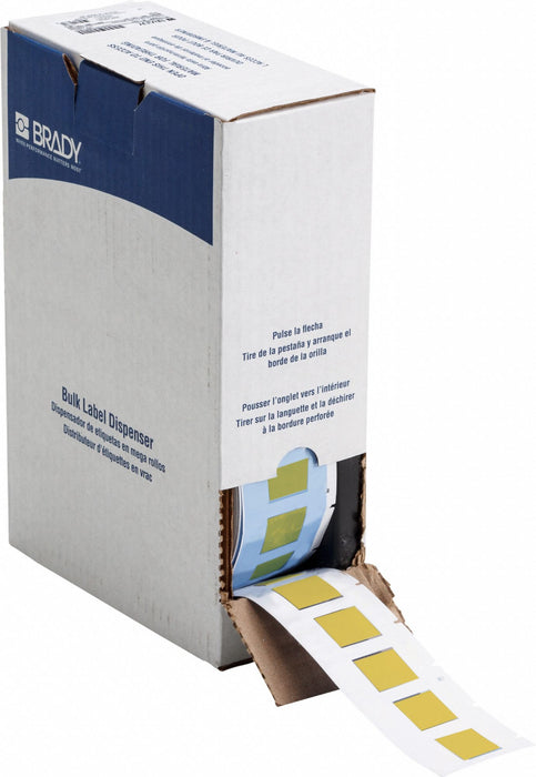 Sleeve Label Yellow Polyolefin 1 in W
