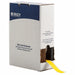 ContinuousLabelStock Yellow Matte 1inW