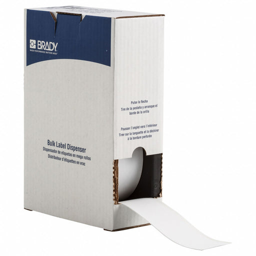 ContinuousLabelStock White Matte 2inW