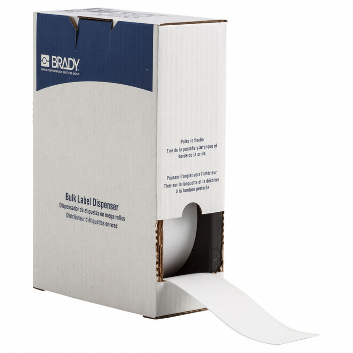 ContinuousLabelStock White Matte 2inW