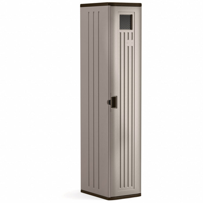 Plastic Storage Cabinet 20 x72 Platinum