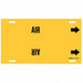 Pipe Marker Air 10 in H 24 in W