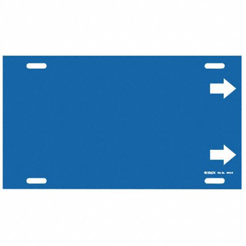 Pipe Marker 9 5/16 in H 32 in W