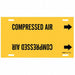 Pipe Marker Compressed Air 8in H 16in W