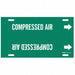 Pipe Marker Compressed Air 10in H 32in W