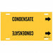 Pipe Marker Condensate 8 in H 16 in W