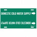 Pipe Marker Domestic Cold Water Supply