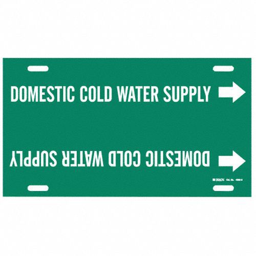 Pipe Marker Domestic Cold Water Supply