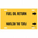 Pipe Markr Fuel Oil Return 10in H 24in W