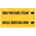 Pipe Mrkr High Prssr Steam 10in H 24in W