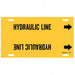Pipe Marker Hydraulic Line 10in H 24in W