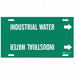 Pipe Mrkr Industrial Water 10in H 24in W