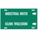 Pipe Mrkr Industrial Water 10in H 32in W