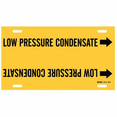 Pipe Markr Low Pressure Condensate 8in H