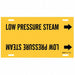 Pipe Mrkr Low Prssure Steam 8in H 16in W