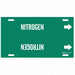 Pipe Marker Nitrogen 10 in H 24 in W