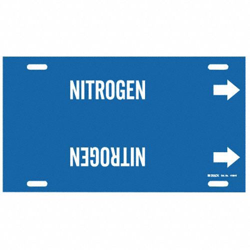 Pipe Marker Nitrogen 10 in H 24 in W