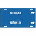 Pipe Marker Nitrogen 10 in H 24 in W