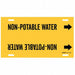 Pipe Mrkr Non-Potable Watr 10in H 24in W